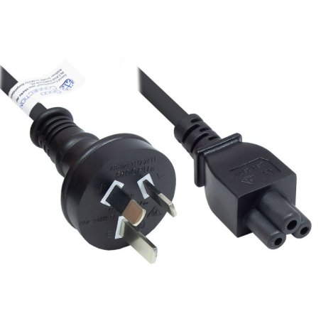 Alcasa P8205-S018 power cable Black 1.8 m Power plug type I C5 coupler