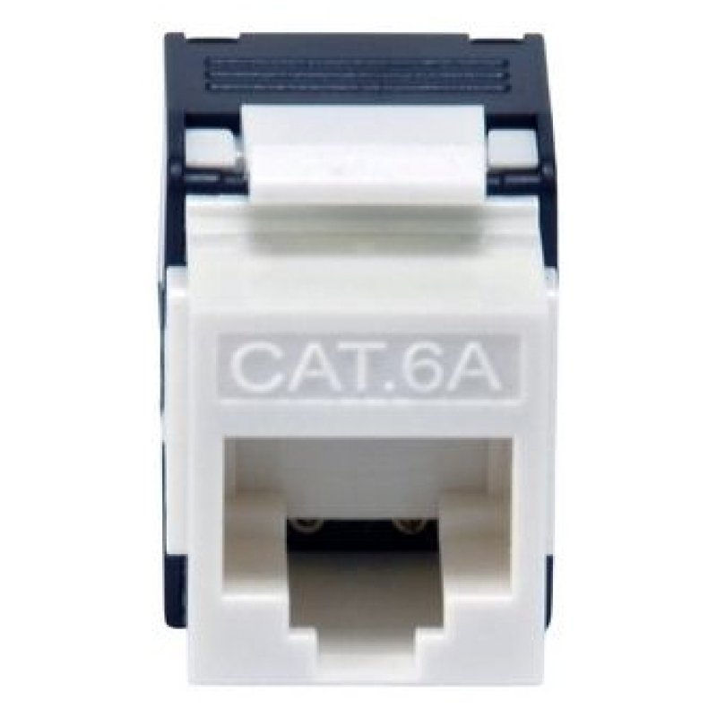Keystone Buchse ungeschirmt Cat6A LSA wzf.8Stk ws