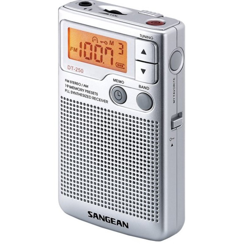 Sangean DT-250 (Pocket 250) Silver