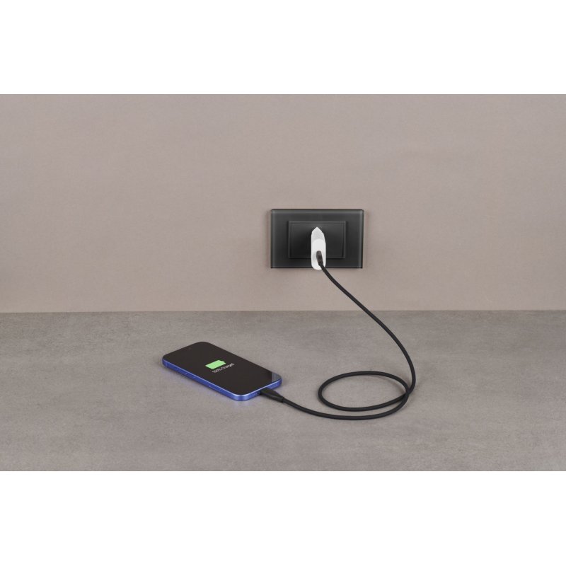 Cellularline Chargeur USB-C avec technologie GaN - GAN SLIM 30W