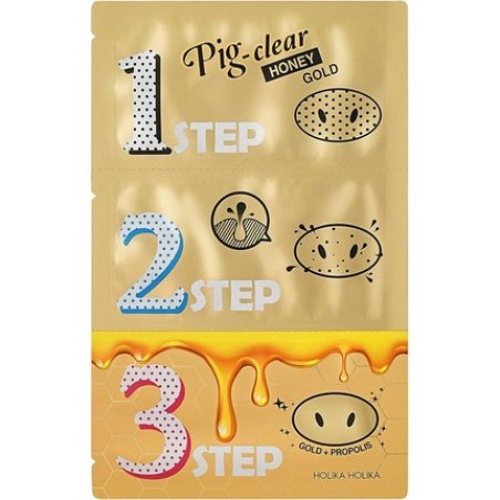 Holika Holika Pig Nose Clear Honey Gold Blackhead 3-Step Kit 8ml
