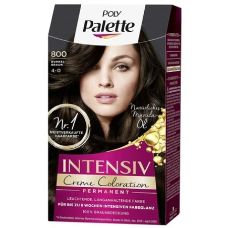 Schwarzkopf Intensive Cream Hair Colour 4-0 Dark Brown, 128 Ml
