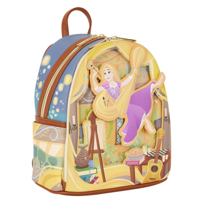 RAIPONCE - Raiponce peignant - Mini Sac à Dos Loungefly
