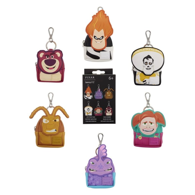 DISNEY - Pixar Rivals - Mini Backpack Bag Charm Loungefly Mystery Box