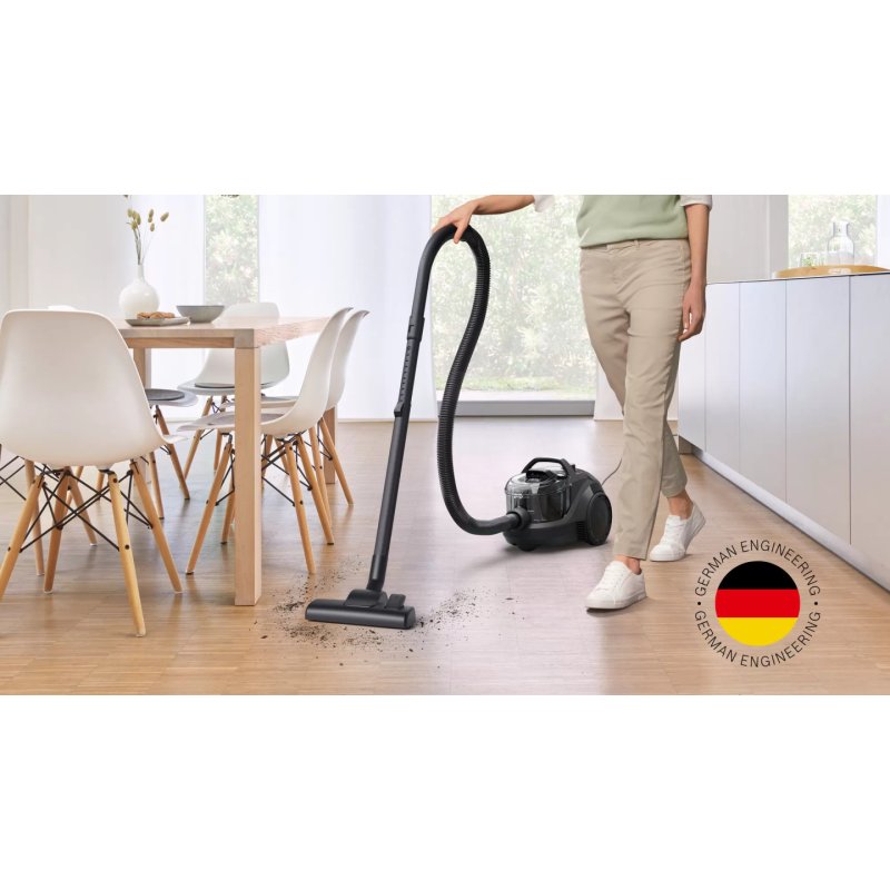 Bosch Serie 4 BGC21X200 Aspirateur 2 L Aspirateur réservoir cylindrique Sec 550 W Sans sac