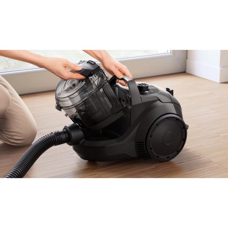 Bosch Serie 4 BGC21X200 Aspirateur 2 L Aspirateur réservoir cylindrique Sec 550 W Sans sac