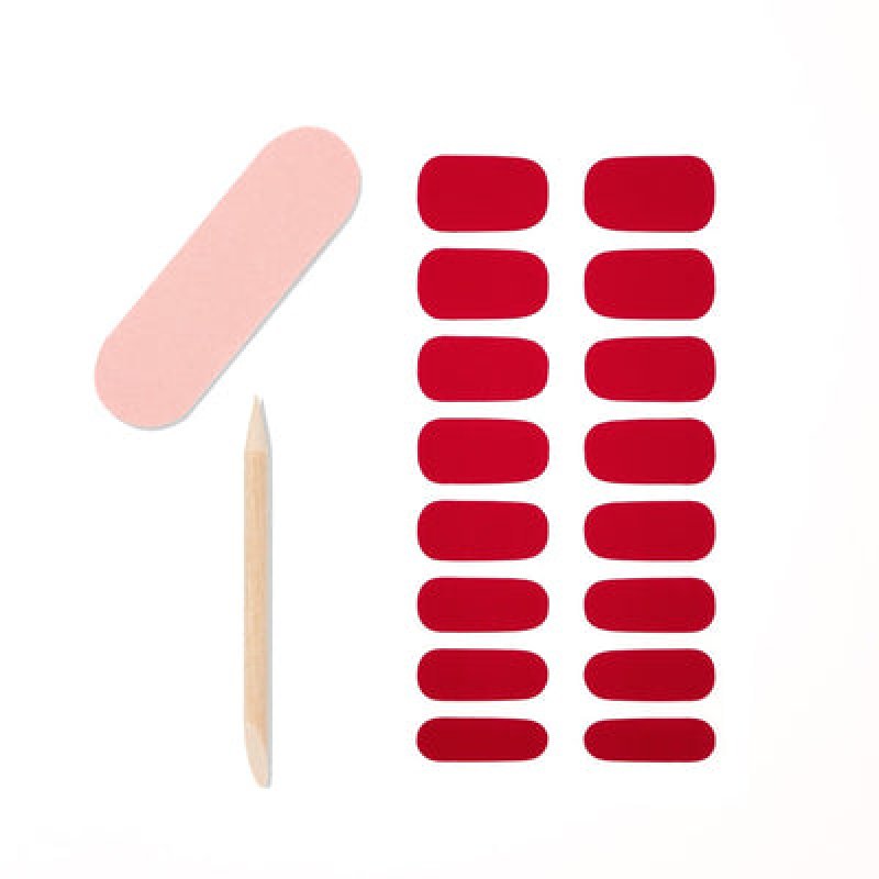 Ardell Nail Addict Gel Nail Strips Cherry Bomb Red 1 Count