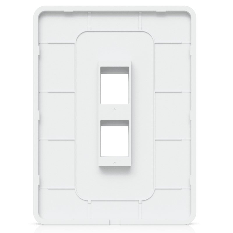 Ubiquiti UACC-WP-KEYSTONE-V-2P Plaque de commutation et obturateur Blanc