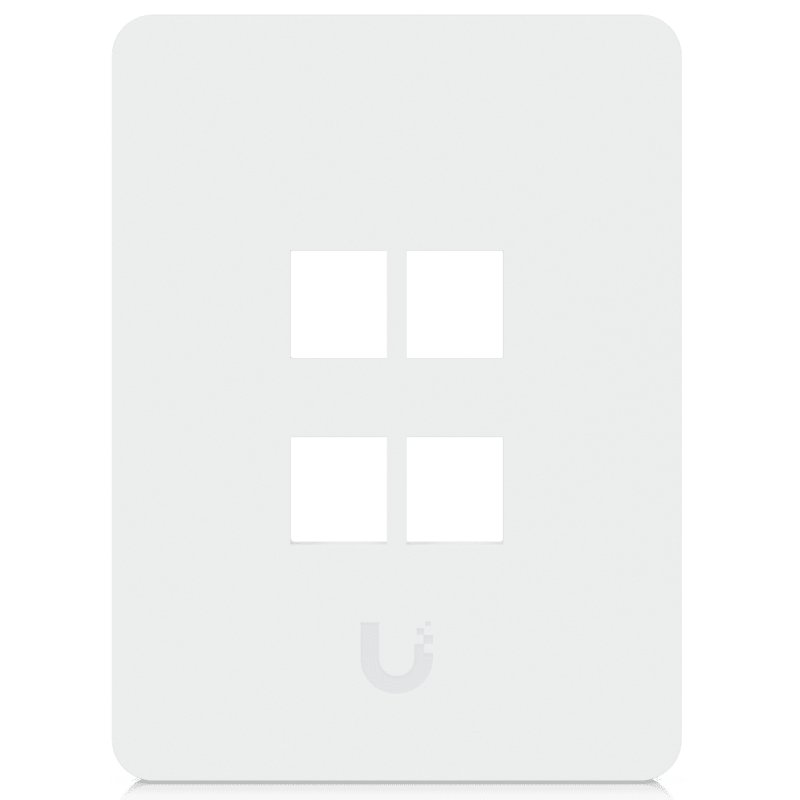 Ubiquiti UACC-WP-KEYSTONE-V-4P Plaque de commutation et obturateur Blanc