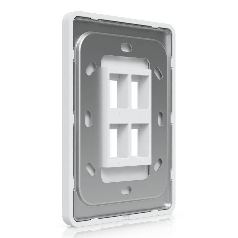 Ubiquiti UACC-WP-KEYSTONE-V-4P Plaque de commutation et obturateur Blanc