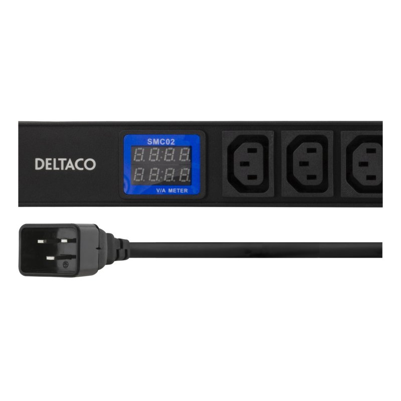 BlueWalker PDU LC-16A 10x IEC C13 (IEC C20 Input)