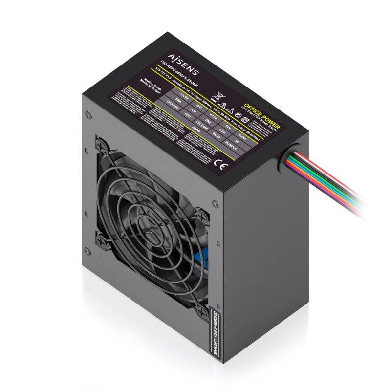 FUENTE ALIMENTACION AISENS SFX 500W OEM NEGRA