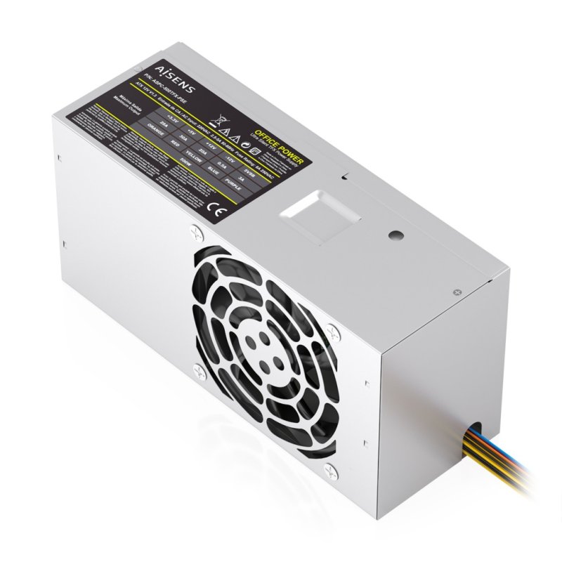 AISENS ASPC-500TFX-PSE power supply unit 500 W 20 4 pin ATX TFX Silver