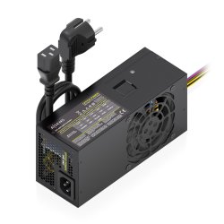 FUENTE ALIMENTACION AISENS TFX 500W CABLE ALIMENTACION OEM NEGRA