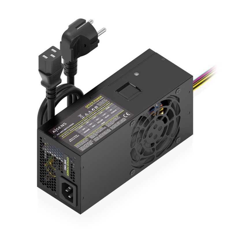 AISENS ASPC-500TFX-PSEBK power supply unit 500 W 20 4 pin ATX TFX Black