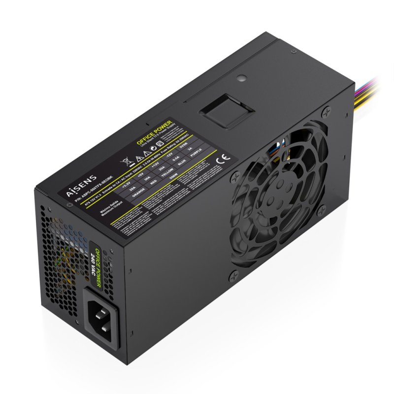 FUENTE ALIMENTACION AISENS TFX 500W OEM NEGRA