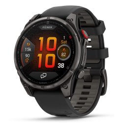 Garmin fēnix 8 Pro 3.56 cm (1.4") AMOLED 47 mm Digital 454 x 454 pixels Touchscreen Grey Wi-Fi GPS (satellite)
