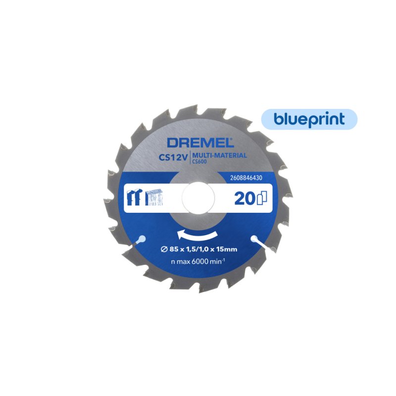 Dremel 2608846430 lame de scie circulaire 8,5 cm 1 pièce(s)