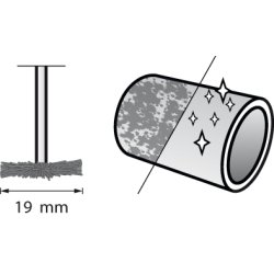 Dremel 428 Drahtbürste 190 mm 2 Stk.