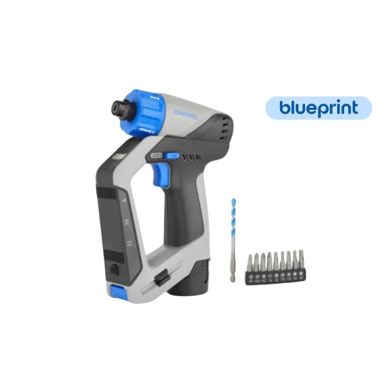 Dremel F013DD12JA perceuse 800 tr/min Sans clé 850 g Bleu, Gris