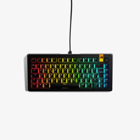 Glorious GMMK 3 HE 75% Gaming-Tastatur, Fox HE Switches - ISO Nordic (ND), schwarz