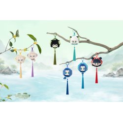 Luo Xiaohei Chinese-Style Series Plush Figure Blind Box Display (6)