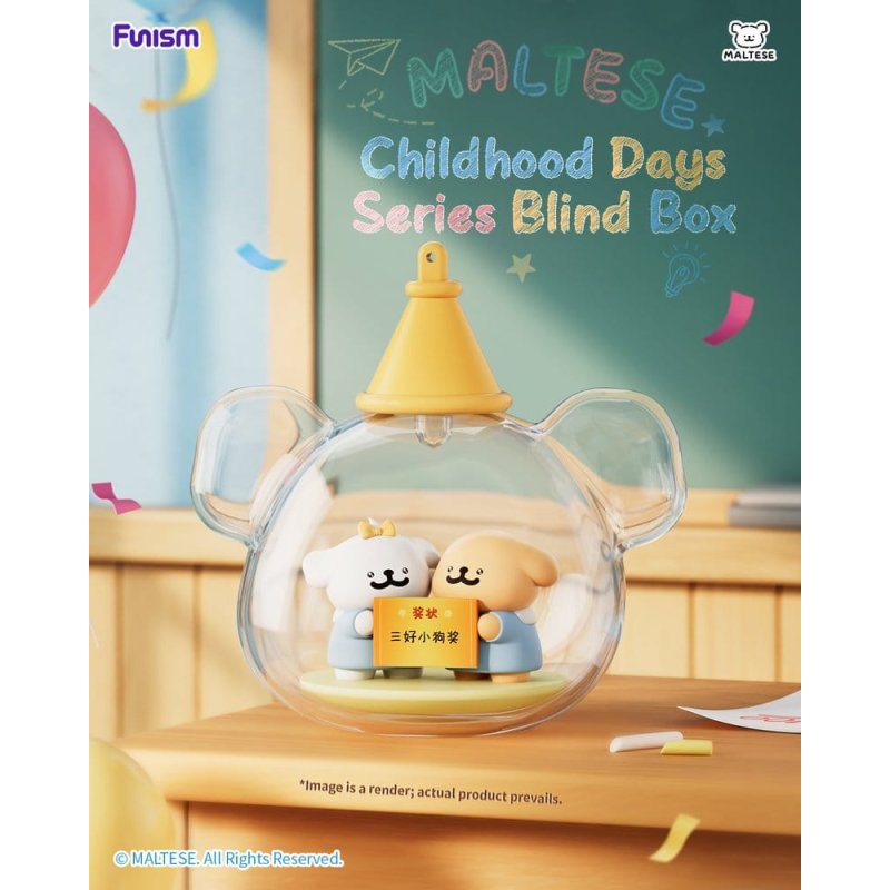 Maltese Childhood Days Series Mini Figure Blind Box Display (8)