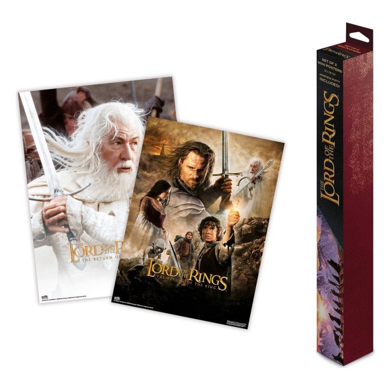 LE SEIGNEUR DES ANNEAUX - Set de 2 Mini Posters 38x52cm