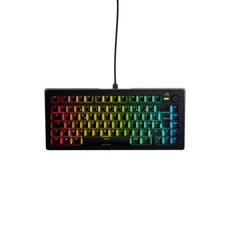 Glorious GMMK 3 Pro HE 75% Gaming-Tastatur, Fox HE Switches - ISO-ND, schwarz