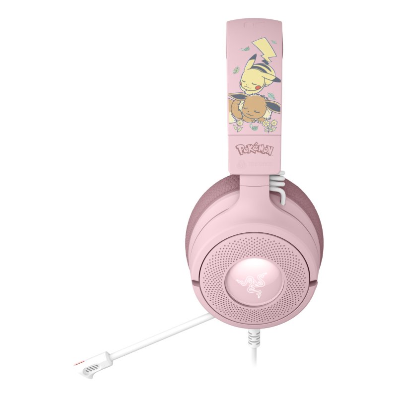 Razer Kraken V4 X Pokémon Edition Gaming-Headset, USB-C, 40 mm - Pikachu/Eevee
