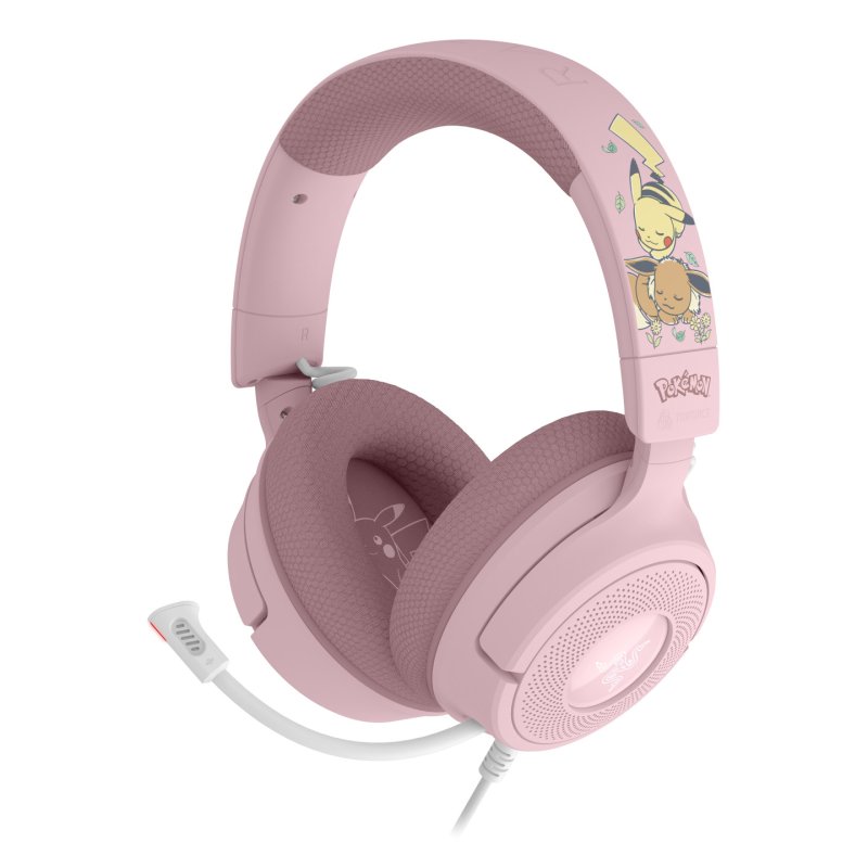 Razer Kraken V4 X – Pikachu & Eevee Edition Casque Avec fil Arceau Gaming USB Type-C / USB Type-A Rose