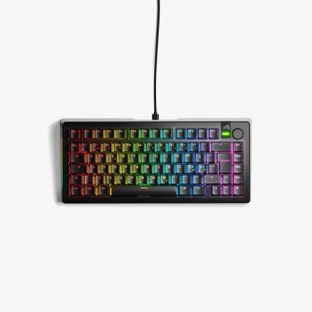 Glorious GMMK 3 Pro 75 % Gaming-Tastatur, Fox Switches - ISO-ND, schwarz