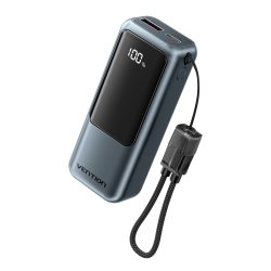 Batterie externe Vention FKOH0 10000mAh 1x USB-C (Gris)