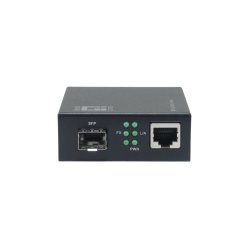 Media Konverter RJ45-SFP GE 19" Smart