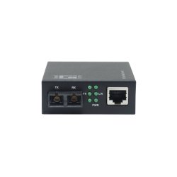 LevelOne GVM-2001 convertisseur de support réseau 1000 Mbit/s 850 nm Multimode Noir