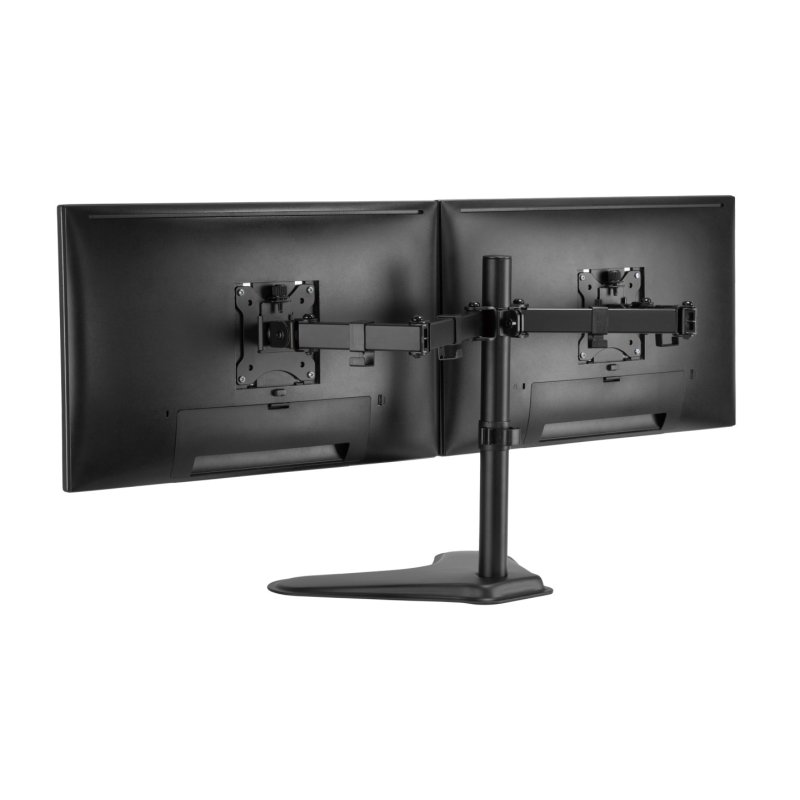 Equip Support de table économique à deux moniteurs 17"-32