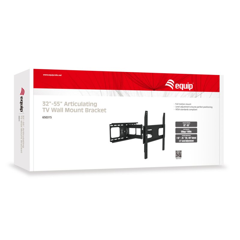 Equip 32"-55” Articulating TV Wall Mount Bracket