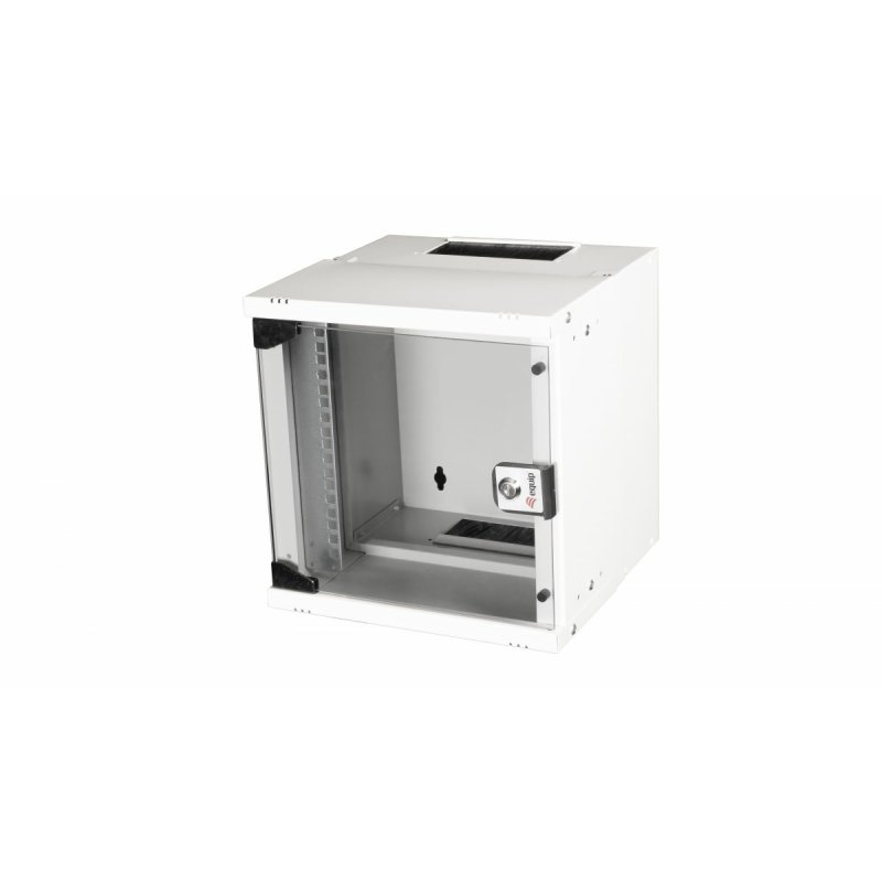 Equip 10" Wandgehäuse Glastür ECO 300x300mm 6U grau