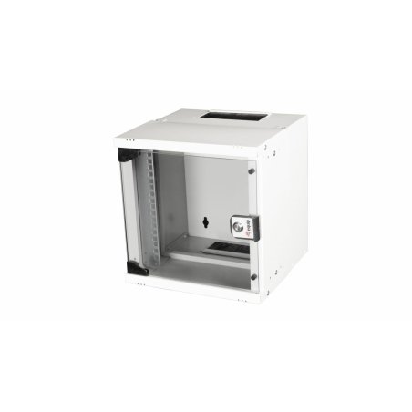 Equip 10" Wandgehäuse Glastür ECO 300x300mm 6U grau