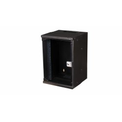 Equip Eco Mount 10' Cabinet, 09U, 300X300MM, RAL9005 Black
