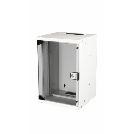 Equip 10" Wandgehäuse Glastür ECO 300x300mm 9U grau