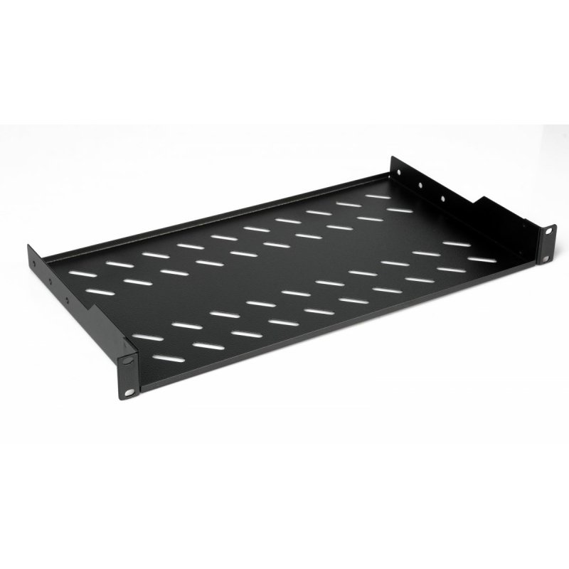 Equip 19" Fachboden fest für Serverschränke 25cm 1U schwarz