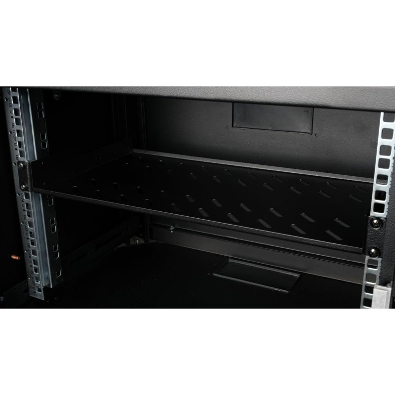 Equip 19" Fachboden fest für Serverschränke 25cm 1U schwarz