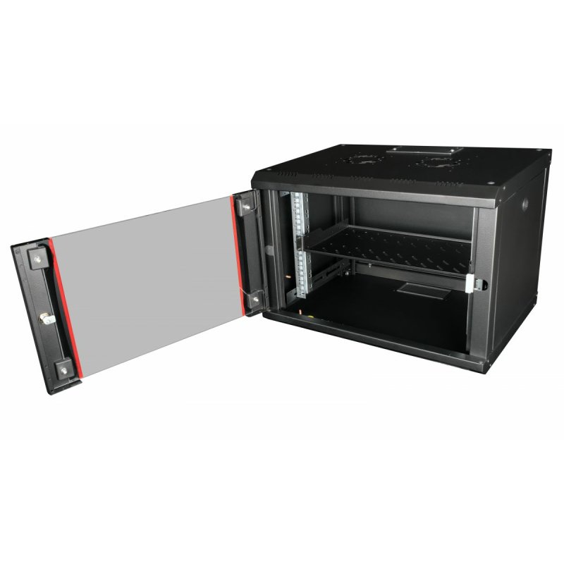 Equip 19" Fachboden fest für Serverschränke 25cm 1U schwarz