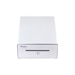 Kassenschublade 4Schein-/4Münzfächer RJ11 POS Silber