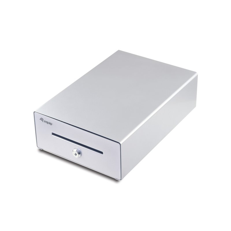 Kassenschublade 4Schein-/4Münzfächer RJ11 POS Silber