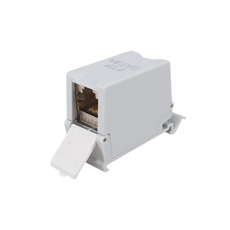 Equip Keystone-Koppler geschirmt Cat6A 1xRJ45 DIN gr