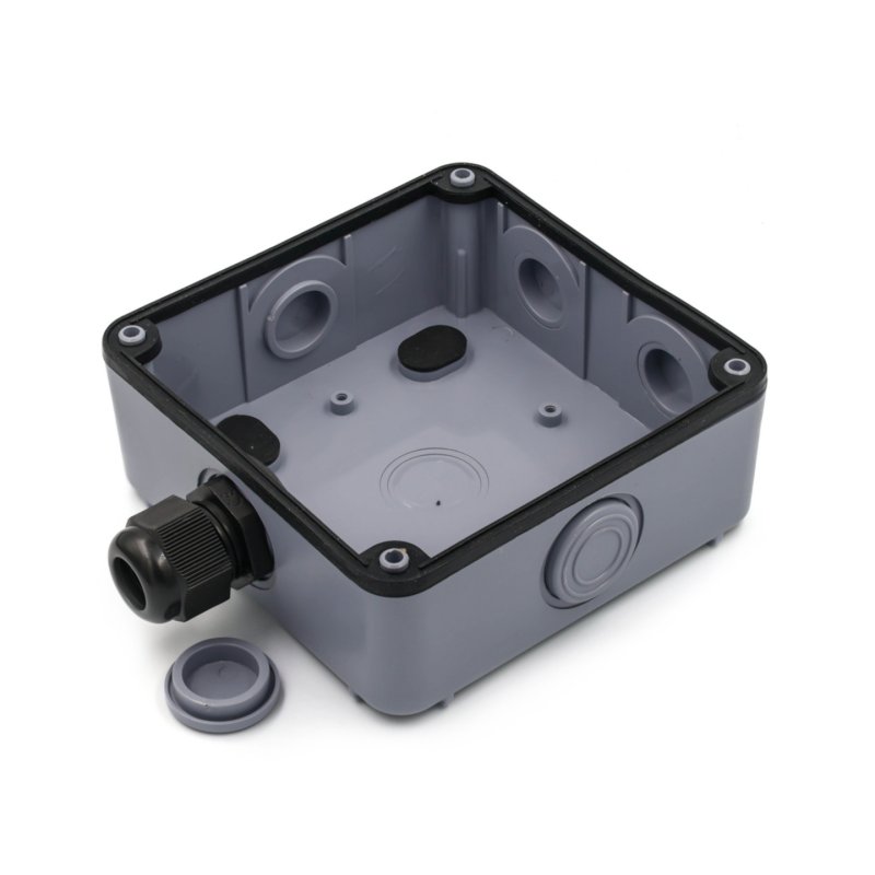 Aufputzdose 1-Port Keystone ungeschirmt outdoor grau