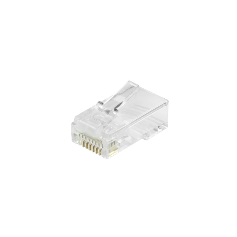 Equip Cat.6 RJ45 Pass Through Plug, 100pcs/Set