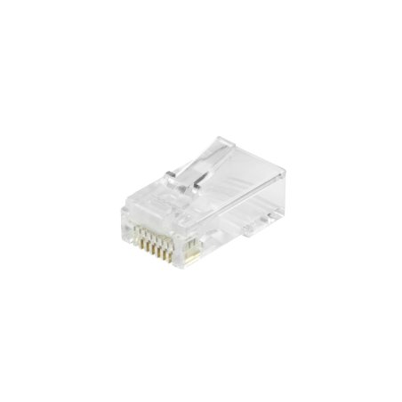Equip Cat.6 RJ45 Pass Through Plug, 100pcs/Set